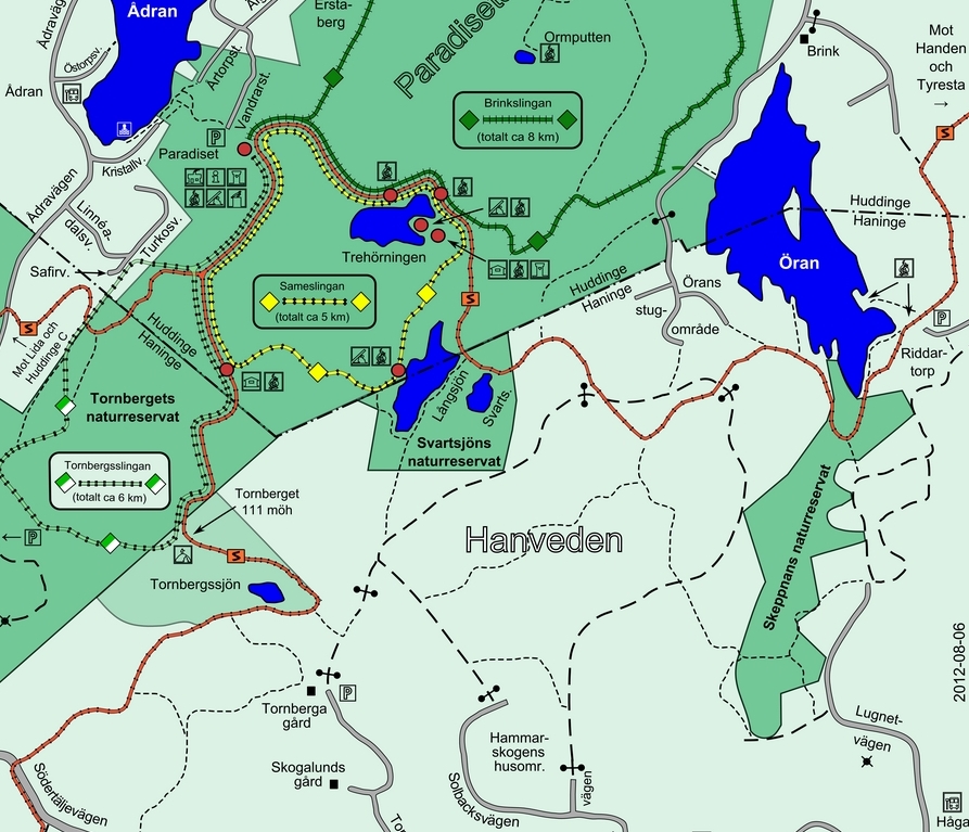 karta m tornbergsslingan