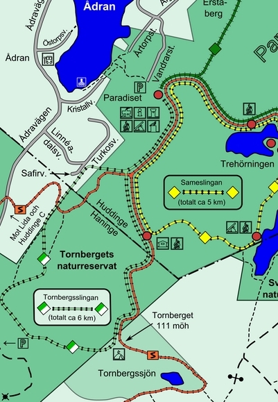 karta m tornbergsslingan